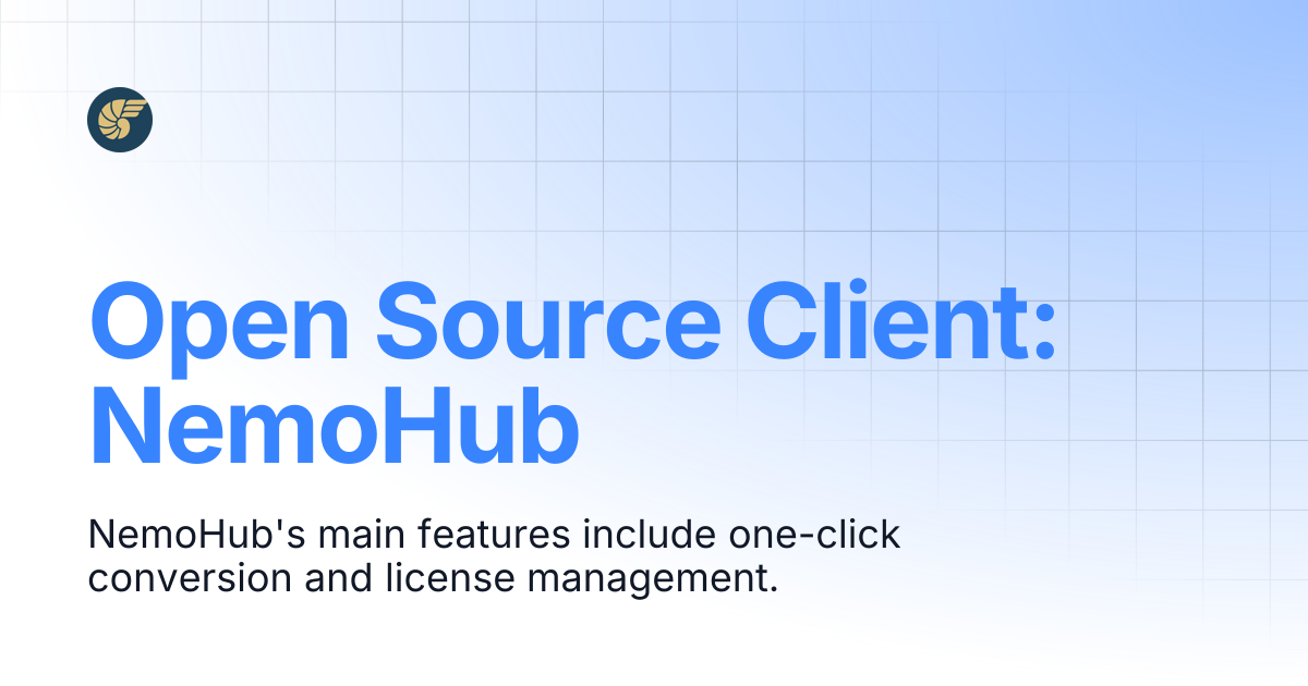 Open Source Client: NemoHub | NemoPuppet Documentation