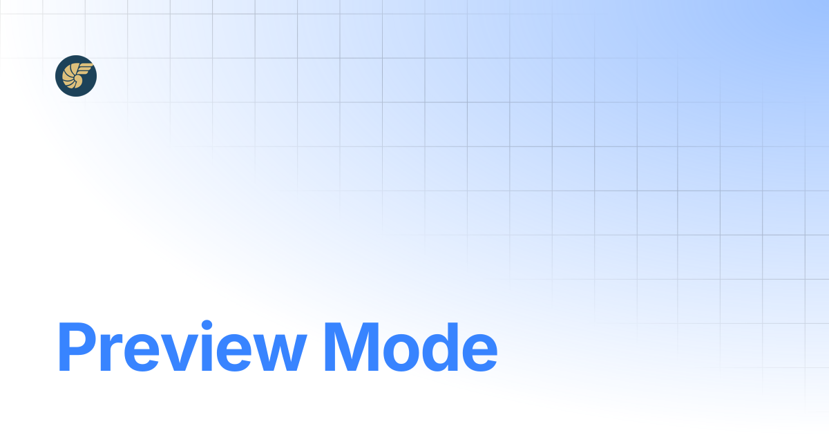 Preview Mode | NemoPuppet Documentation